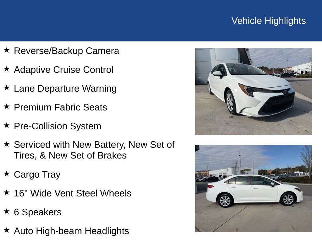 2020 Toyota Corolla LE