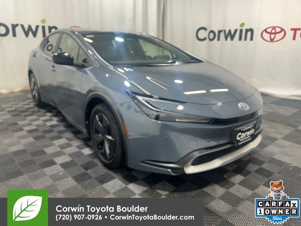 Gray 2026 Toyota Prius Plug-In Hybrid Hatchback Front-Wheel Drive Continuously Variable Transmission