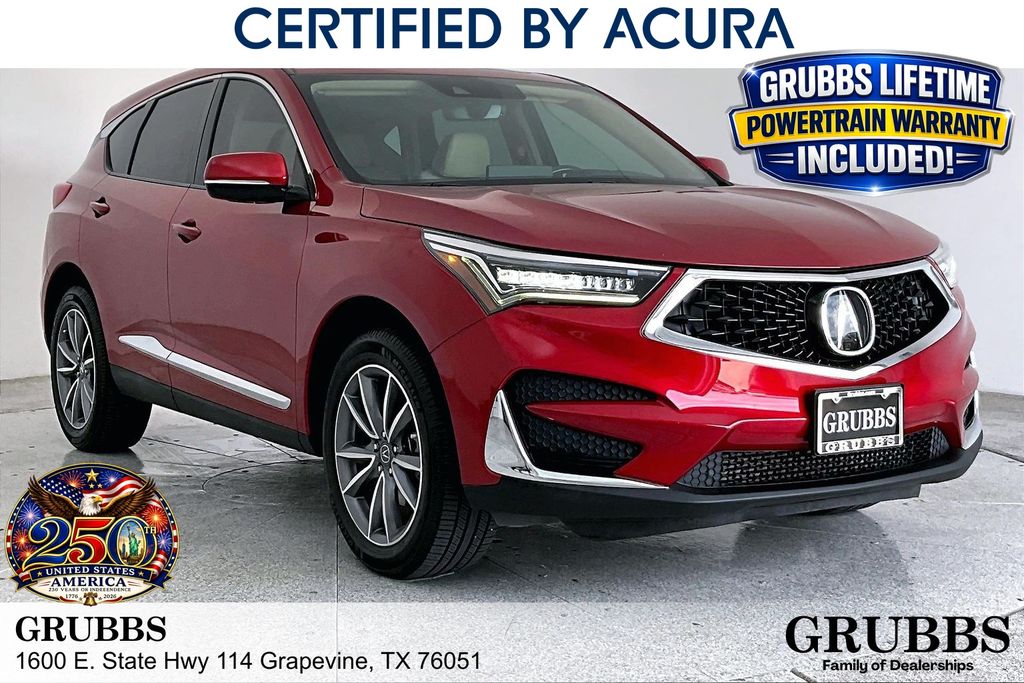 Performance Red Pearl 2020 Acura RDX SUV / Crossover Front-Wheel Drive Automatic