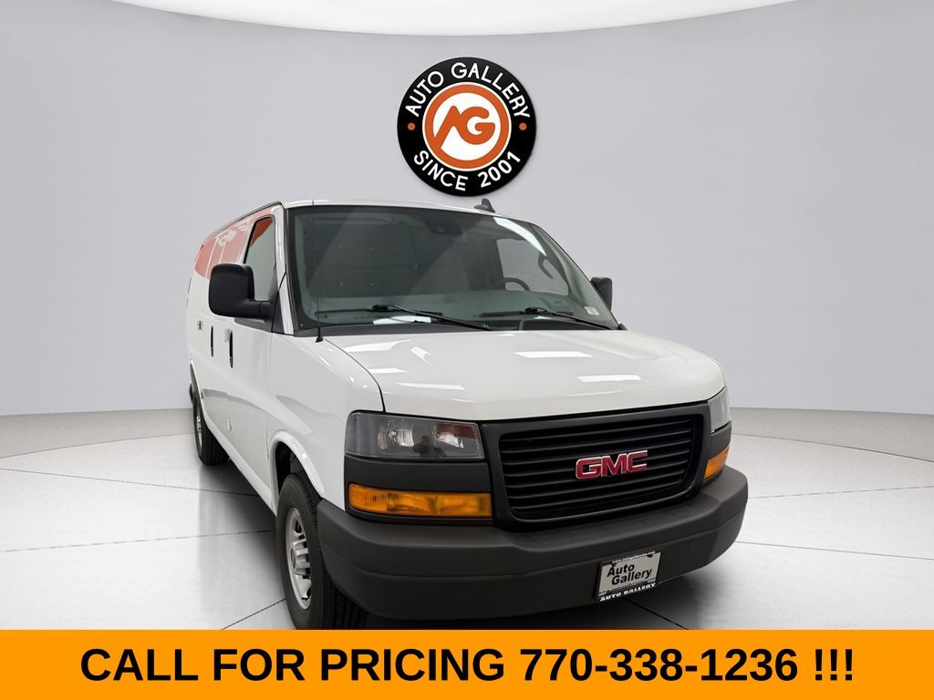 Summit White 2025 GMC Savana Cargo Van Rear-Wheel Drive 8-Speed Automatic Overdrive