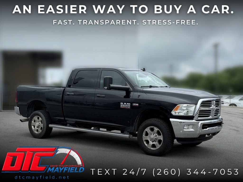Brilliant Black Crystal Pearlcoat 2016 RAM 2500 Pickup Truck Four-Wheel Drive 6-Speed Automatic