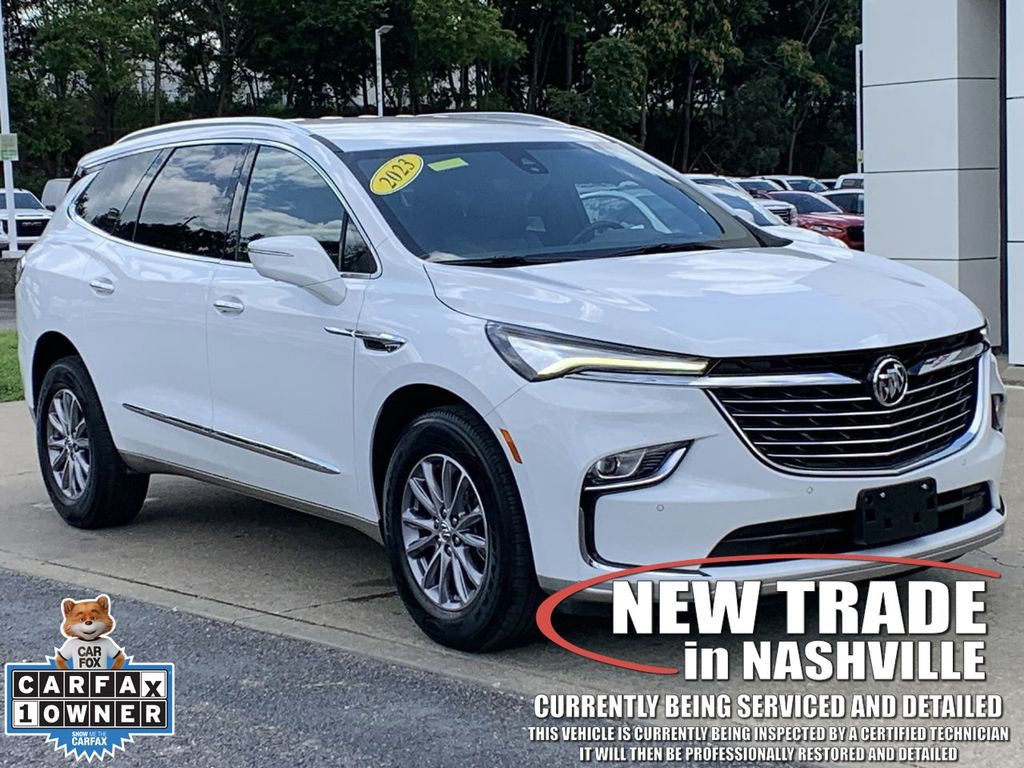 Summit White 2023 Buick Enclave SUV / Crossover Four-Wheel Drive 9-Speed Automatic