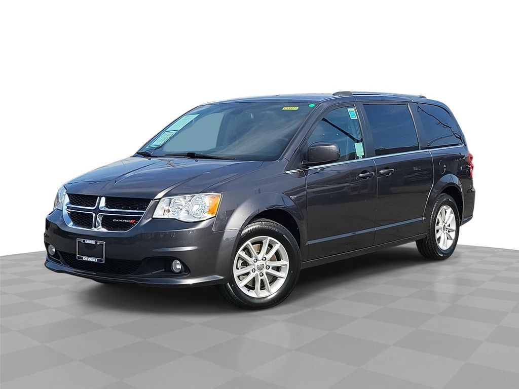Gray (Granite Crystal Metallic Clearcoat) 2019 Dodge Grand Caravan SXT FWD Minivan Front-Wheel Drive 6-Speed Automatic