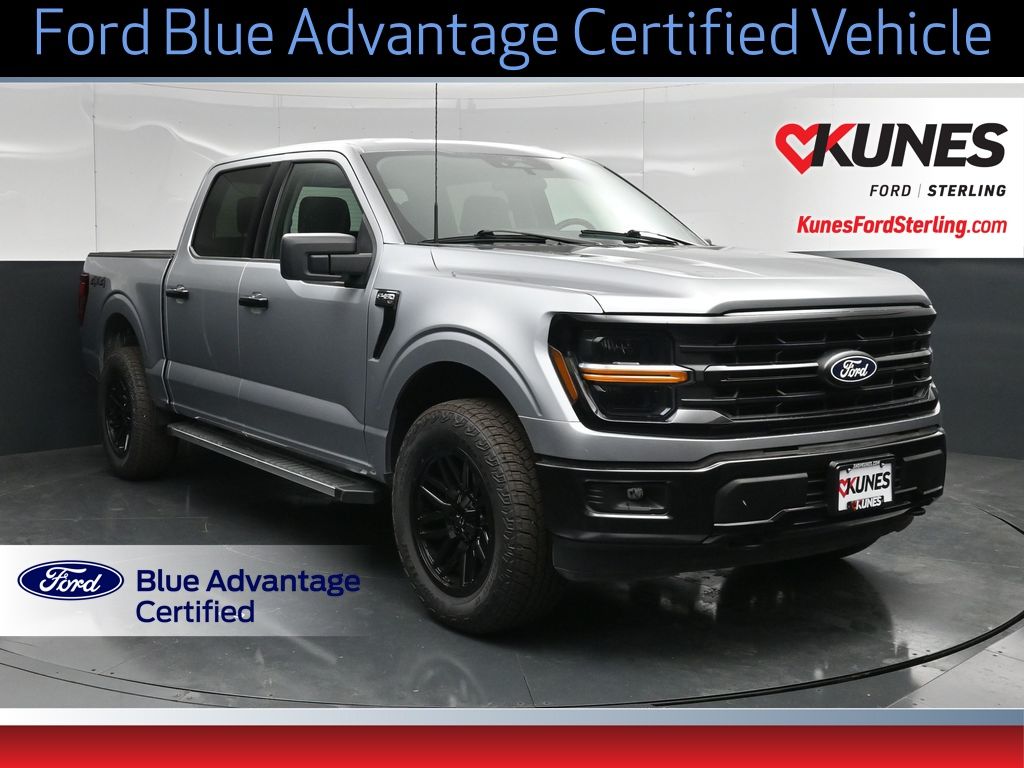 Iconic Silver Metallic 2025 Ford F-150 Pickup Truck Four-Wheel Drive Automatic