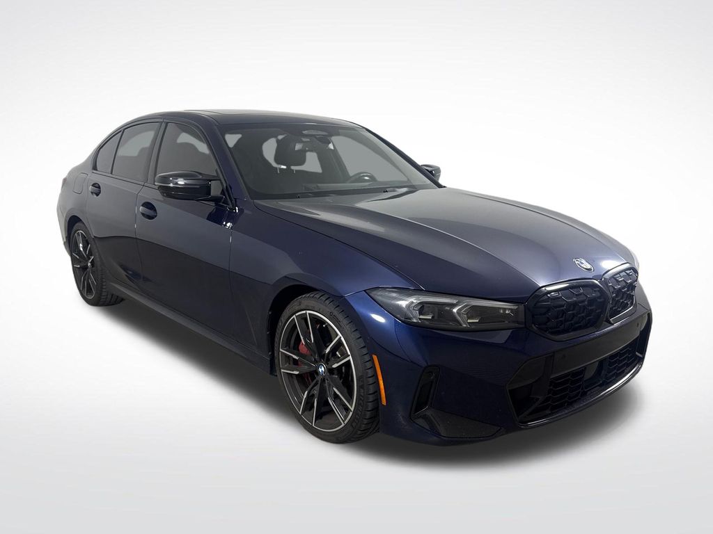 Tanzanite Blue II Metallic 2024 BMW 3 Series Sedan All-Wheel Drive 8-Speed Automatic