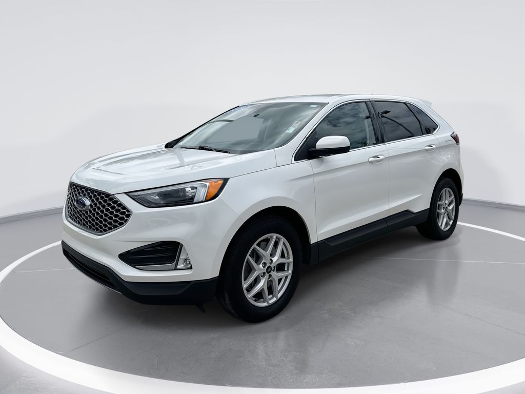Star White Metallic Tri-Coat 2024 Ford Edge SUV / Crossover All-Wheel Drive 8-Speed Automatic