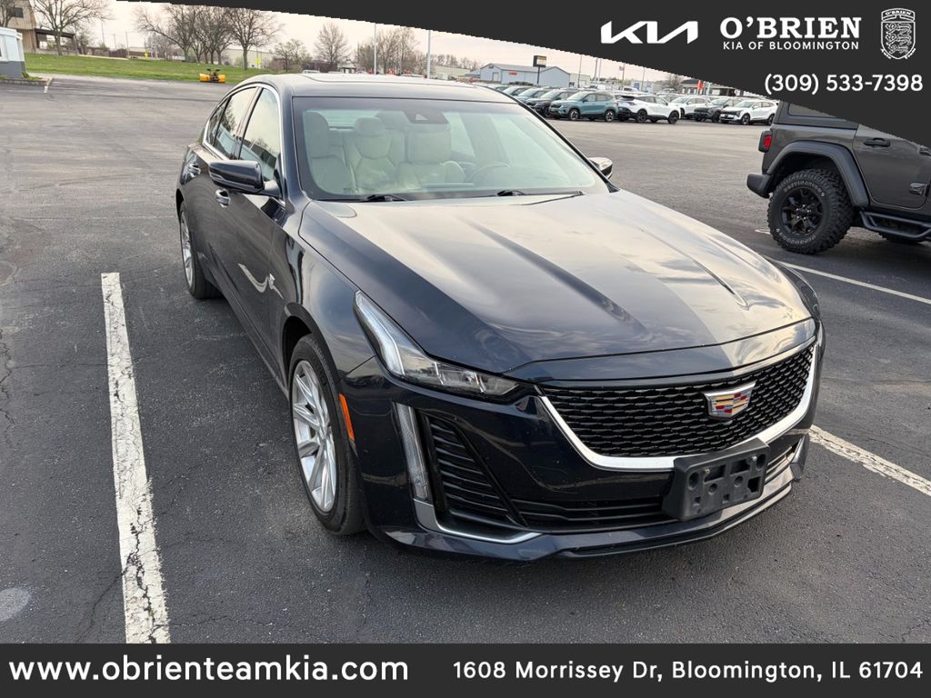 Blue Metallic 2021 Cadillac CT5 Luxury Sedan AWD Sedan All-Wheel Drive Automatic