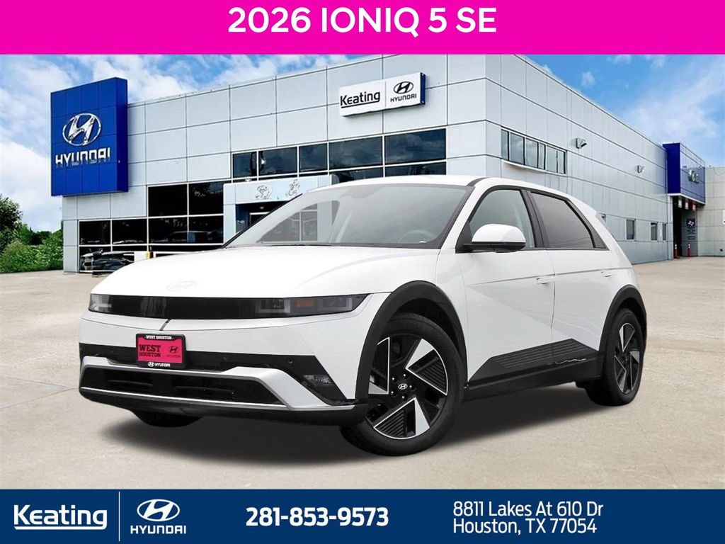 Atlas White 2026 Hyundai Ioniq 5 SUV / Crossover Rear-Wheel Drive 1-Speed Automatic