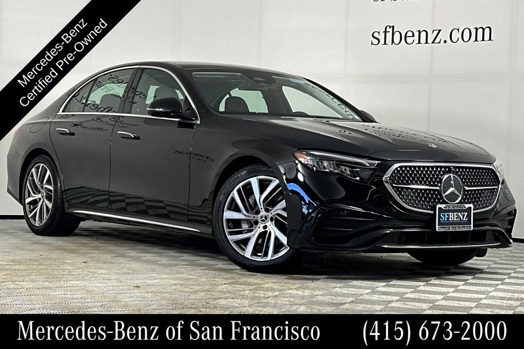 Black 2025 Mercedes-Benz E-Class E 350 4MATIC Sedan All-Wheel Drive 9-Speed Automatic