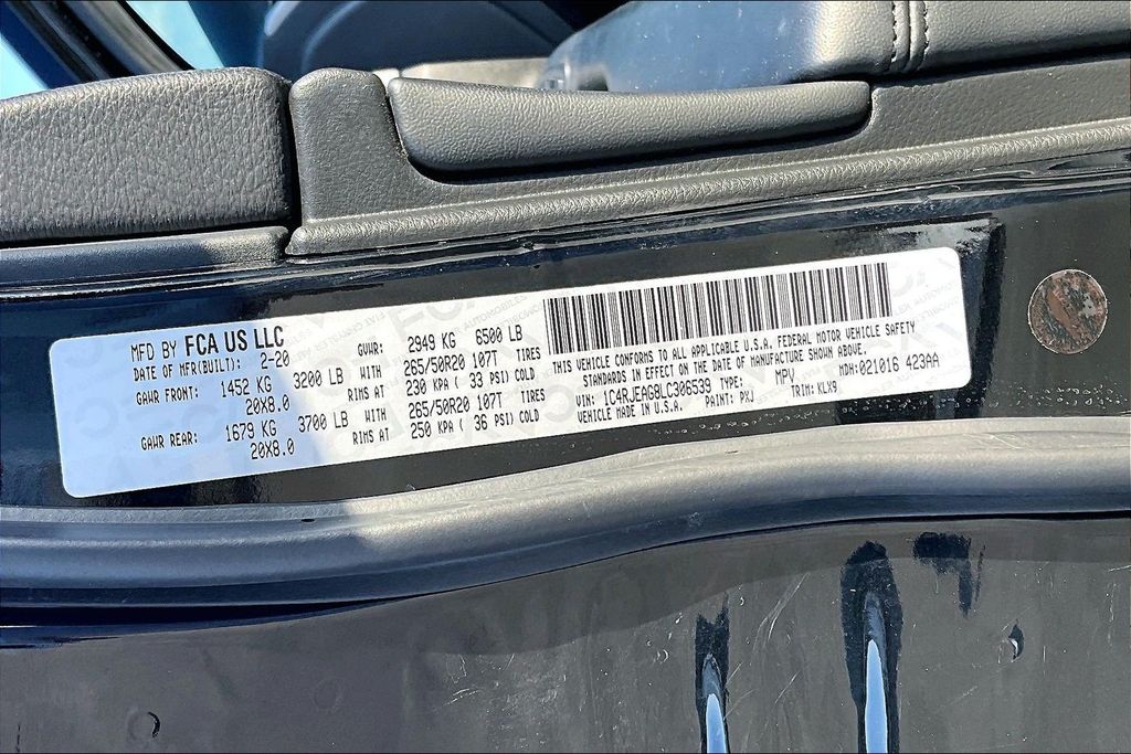 2020 Jeep Grand Cherokee Altitude Black at DeMontrond Auto Country