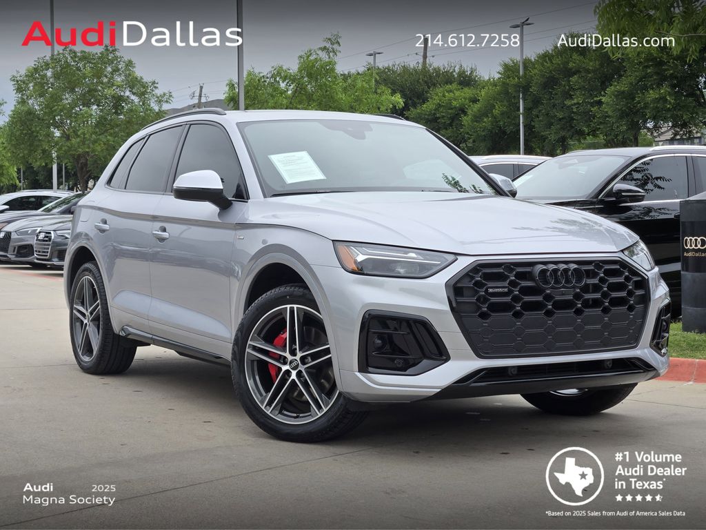 Florett Silver Metallic 2025 Audi Q5 Hybrid Plug-in e quattro Premium Plus S Line 55 TFSI AWD SUV / Crossover All-Wheel Drive 7-Speed Automatic