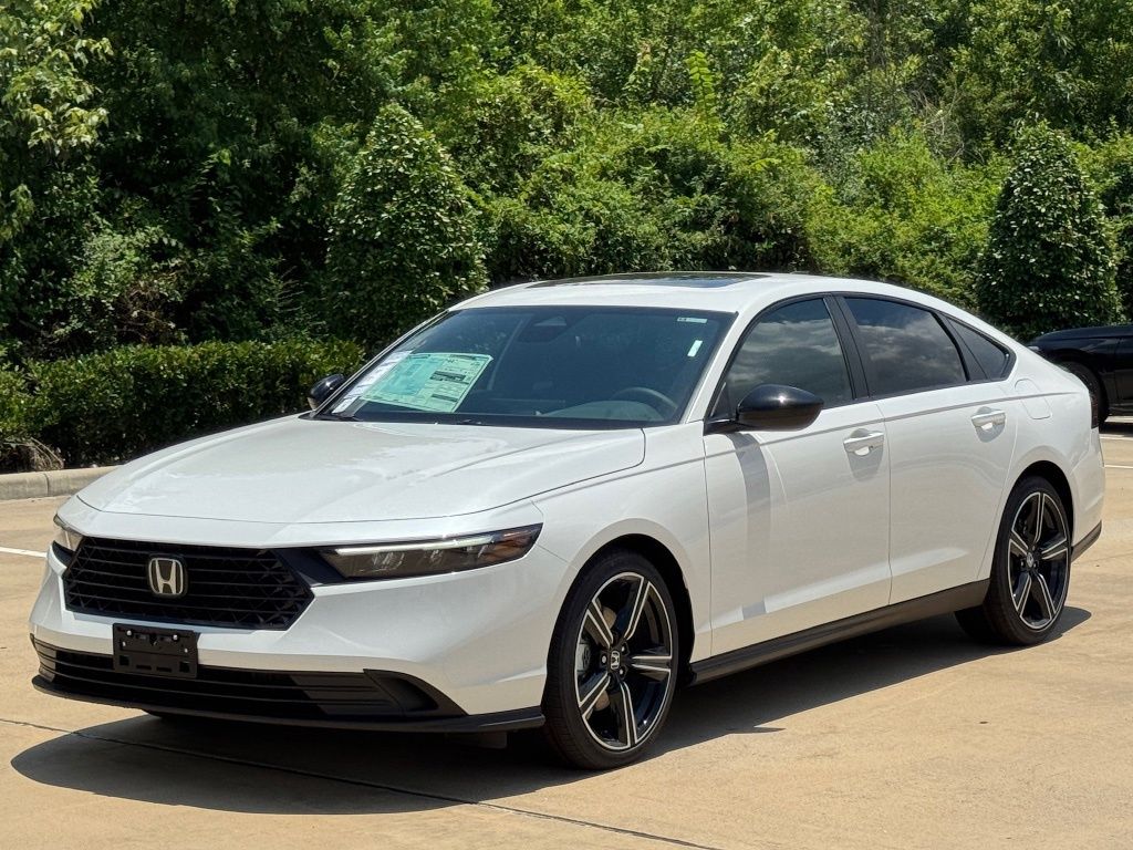 2026 Honda Accord Hybrid Sport White at Classic Honda Galveston