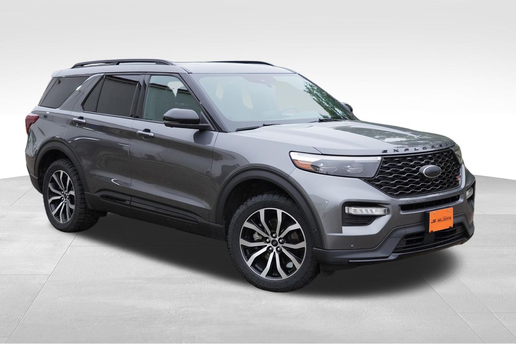 Carbonized Gray Metallic 2021 Ford Explorer SUV / Crossover All-Wheel Drive Automatic