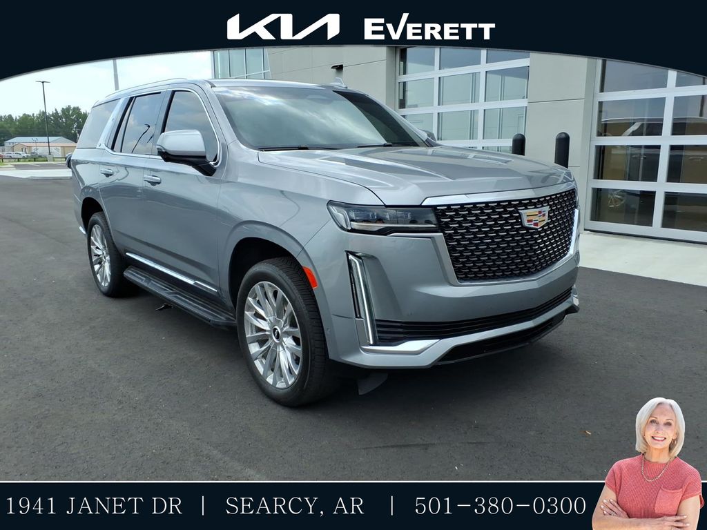 Argent Silver Metallic 2024 Cadillac Escalade SUV / Crossover Four-Wheel Drive Automatic