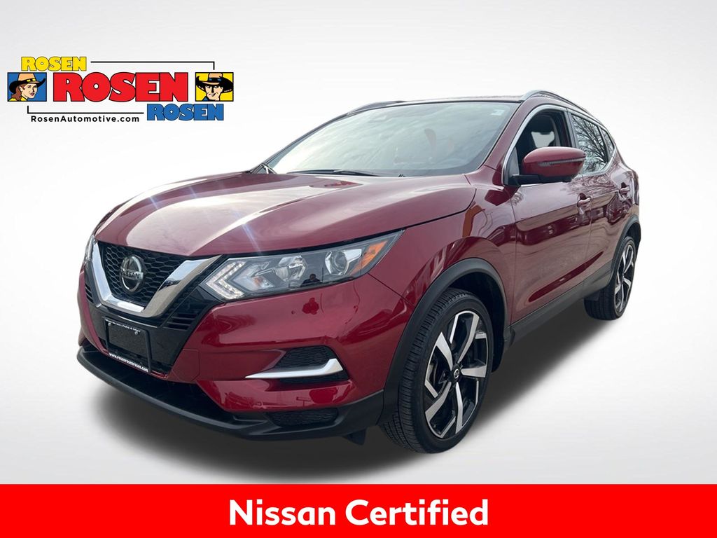 Red (Scarlet Ember Pearl Metallic) 2022 Nissan Rogue Sport SL AWD SUV / Crossover All-Wheel Drive Continuously Variable Transmission