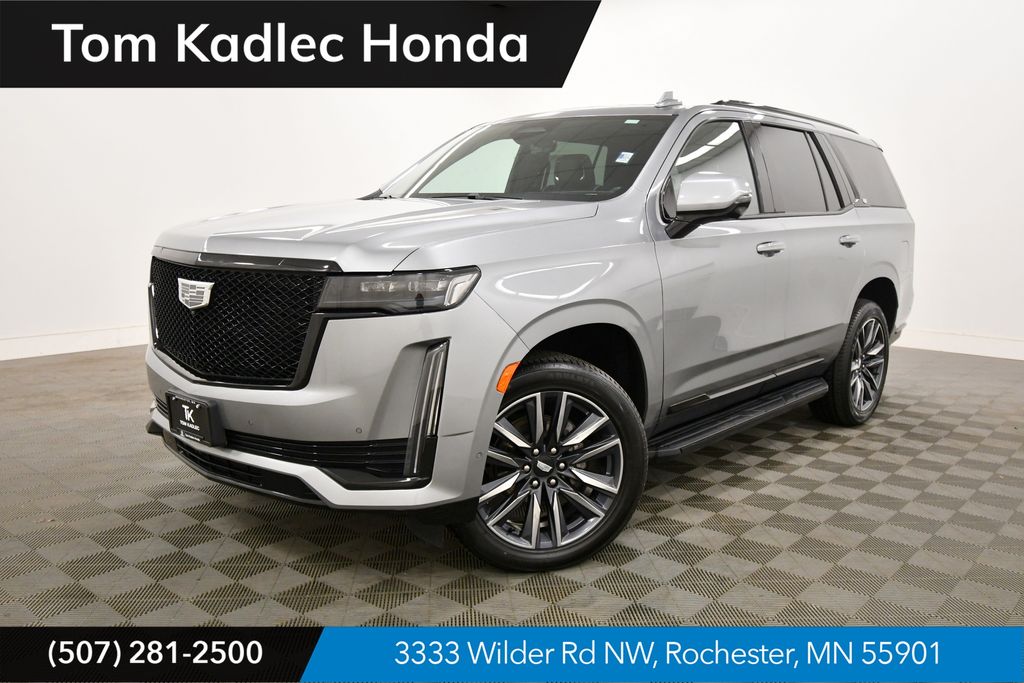 Argent Silver Metallic 2023 Cadillac Escalade SUV / Crossover Four-Wheel Drive Automatic
