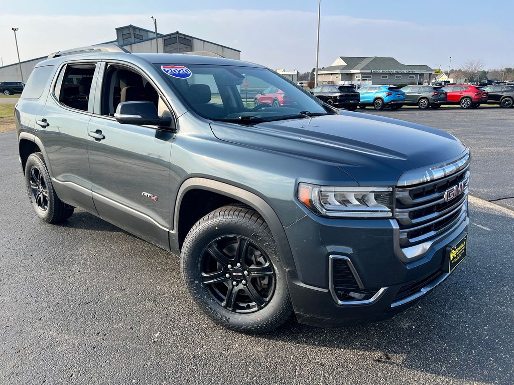 Gray (Dark Sky Metallic) 2020 GMC Acadia AT4 AWD SUV / Crossover Four-Wheel Drive 9-Speed Automatic