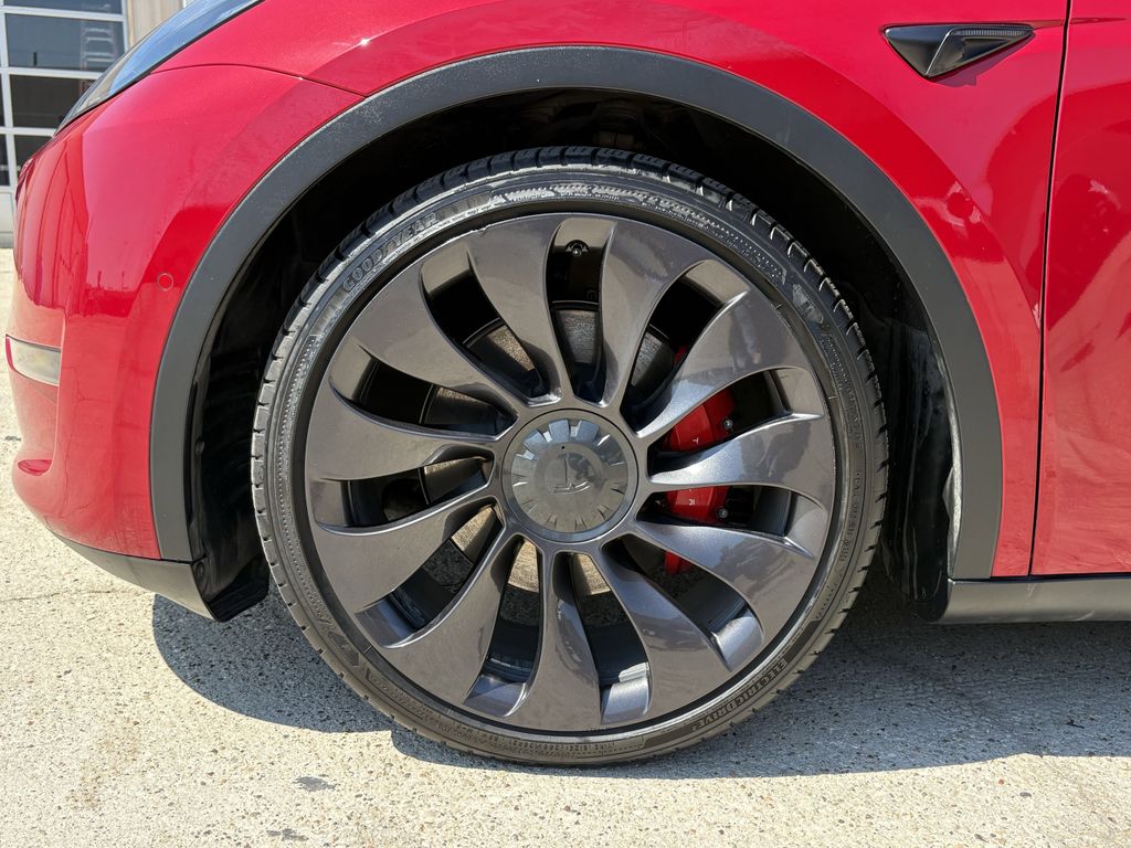 2021 Tesla Model Y Performance Red at Shottenkirk Kia Fort Bend