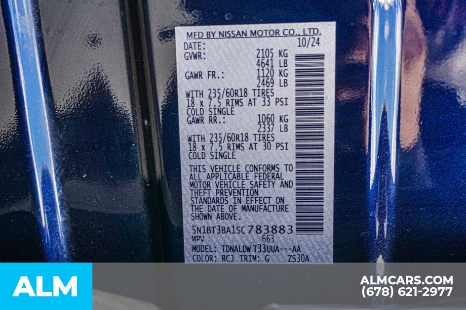 Used 2025 Blue Nissan SV image 56
