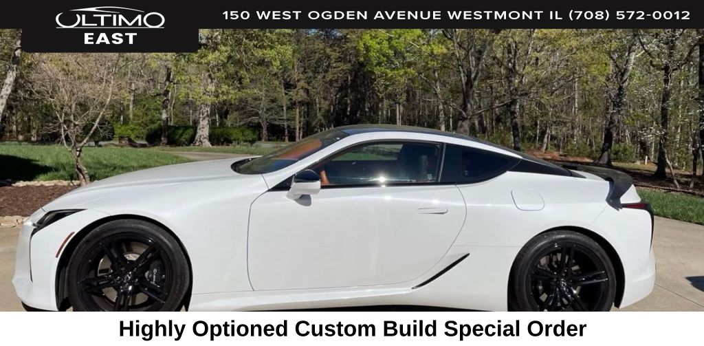 Ultra White 2023 Lexus LC 500 Coupe RWD Coupe Rear-Wheel Drive Automatic
