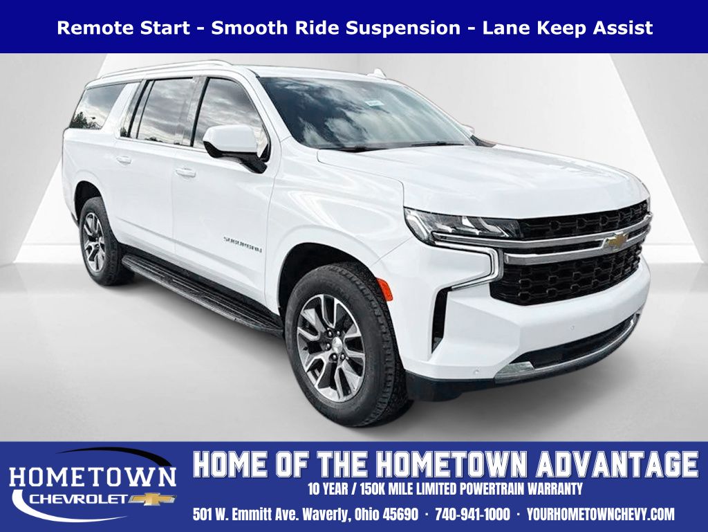 Summit White 2023 Chevrolet Suburban LS 4WD SUV / Crossover Four-Wheel Drive