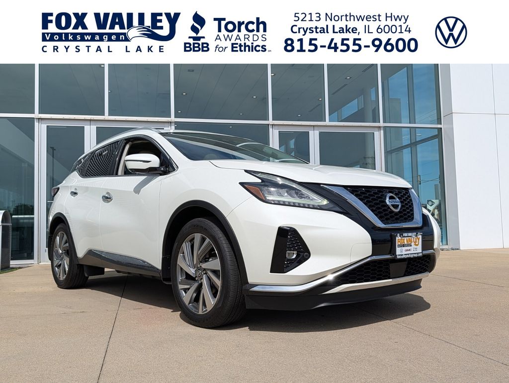 Pearl White Tricoat 2020 Nissan Murano SUV / Crossover All-Wheel Drive Continuously Variable Transmission