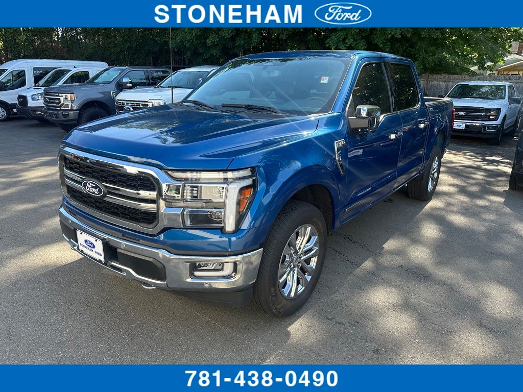 Atlas Blue Metallic 2024 Ford F-150 Pickup Truck Four-Wheel Drive Automatic