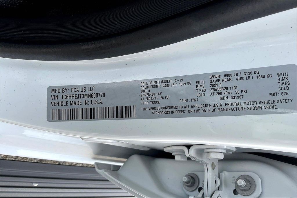 Used 2021 Ram 1500 Laramie 4D Crew Cab