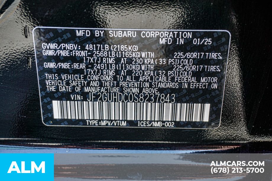 Used 2025 Black Subaru Premium image 57