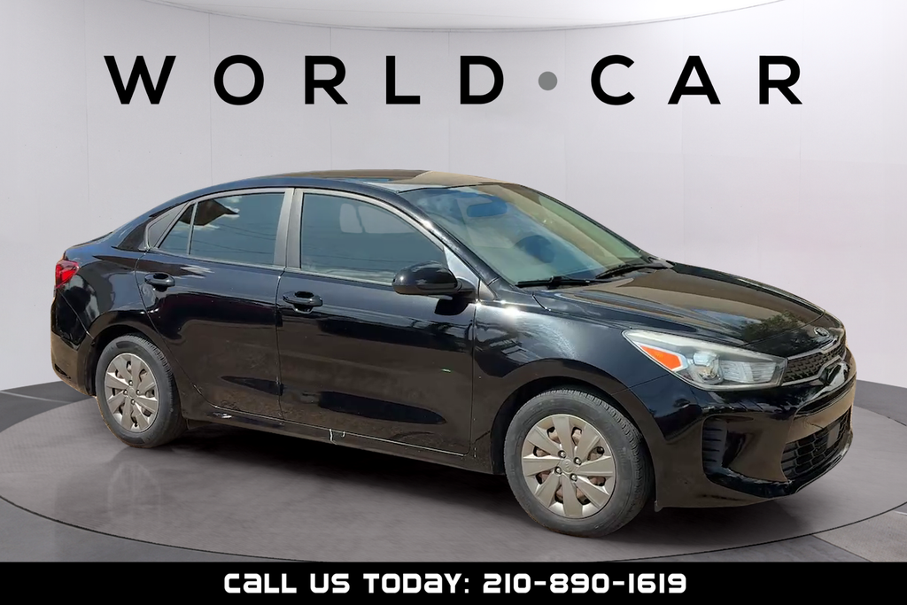 Aurora Black 2019 Kia Rio S FWD Sedan Front-Wheel Drive 6-Speed Automatic
