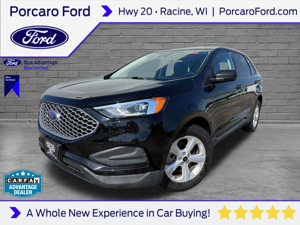 Agate Black Metallic 2024 Ford Edge SUV / Crossover All-Wheel Drive 8-Speed Automatic