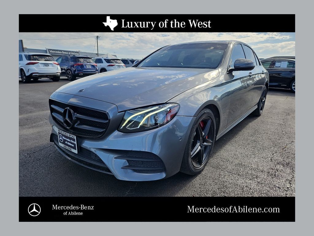Gray 2017 Mercedes-Benz E-Class E 300 4MATIC Sedan All-Wheel Drive 9-Speed Automatic
