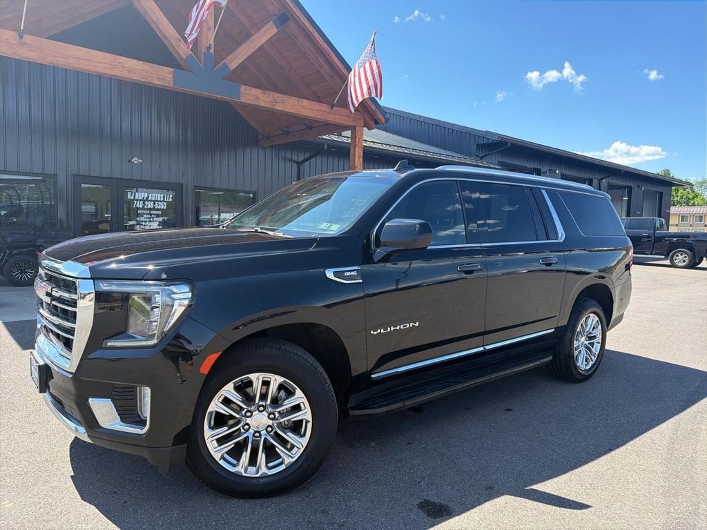 Onyx Black 2022 GMC Yukon XL SUV / Crossover Four-Wheel Drive Automatic