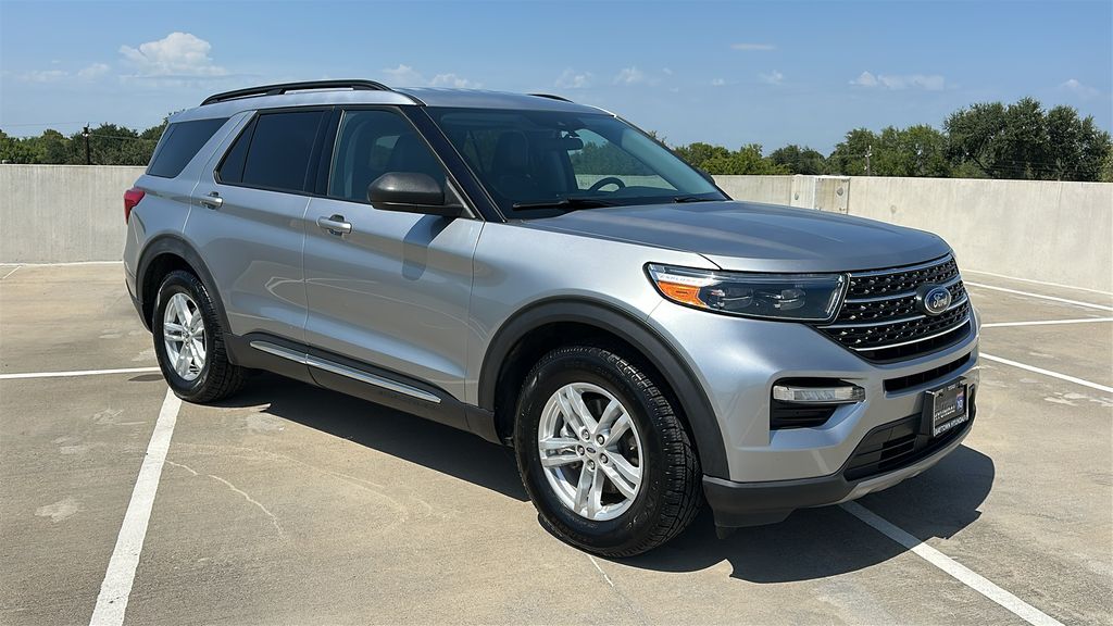 2023 Ford Explorer XLT Silver at DeMontrond Ford