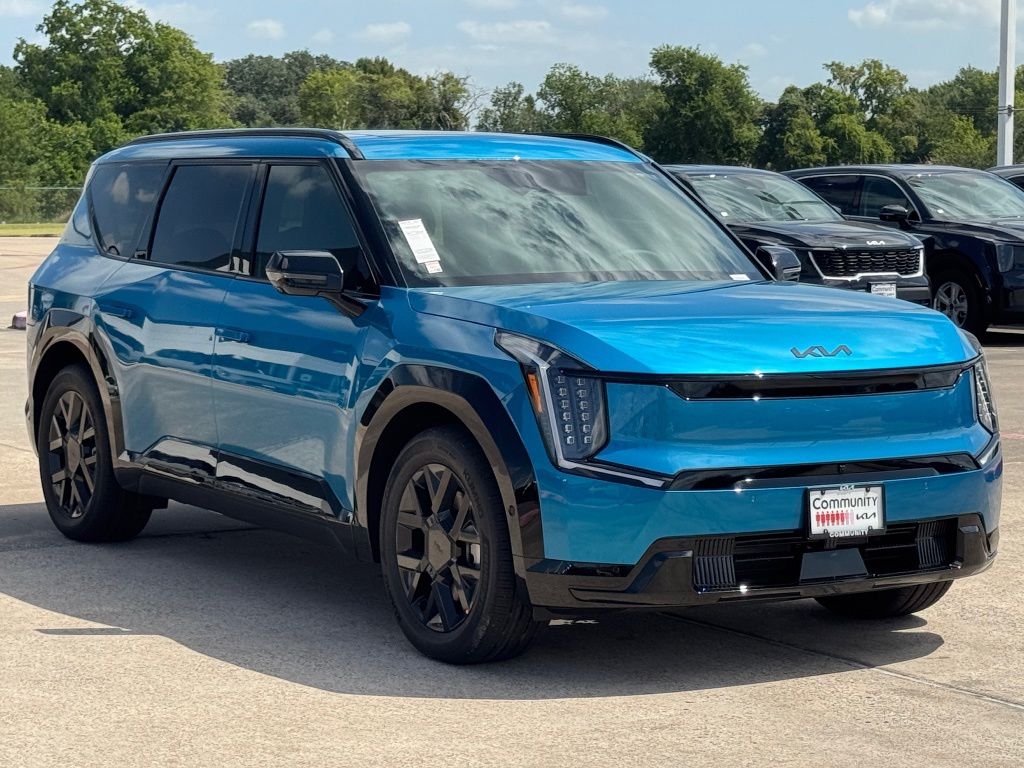 2026 Kia EV9 Land Blue at Shottenkirk Kia Fort Bend