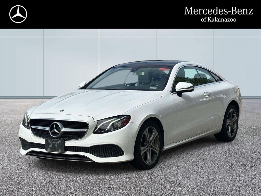 Polar White 2018 Mercedes-Benz E-Class E 400 4MATIC Coupe AWD Coupe All-Wheel Drive 9-Speed Automatic