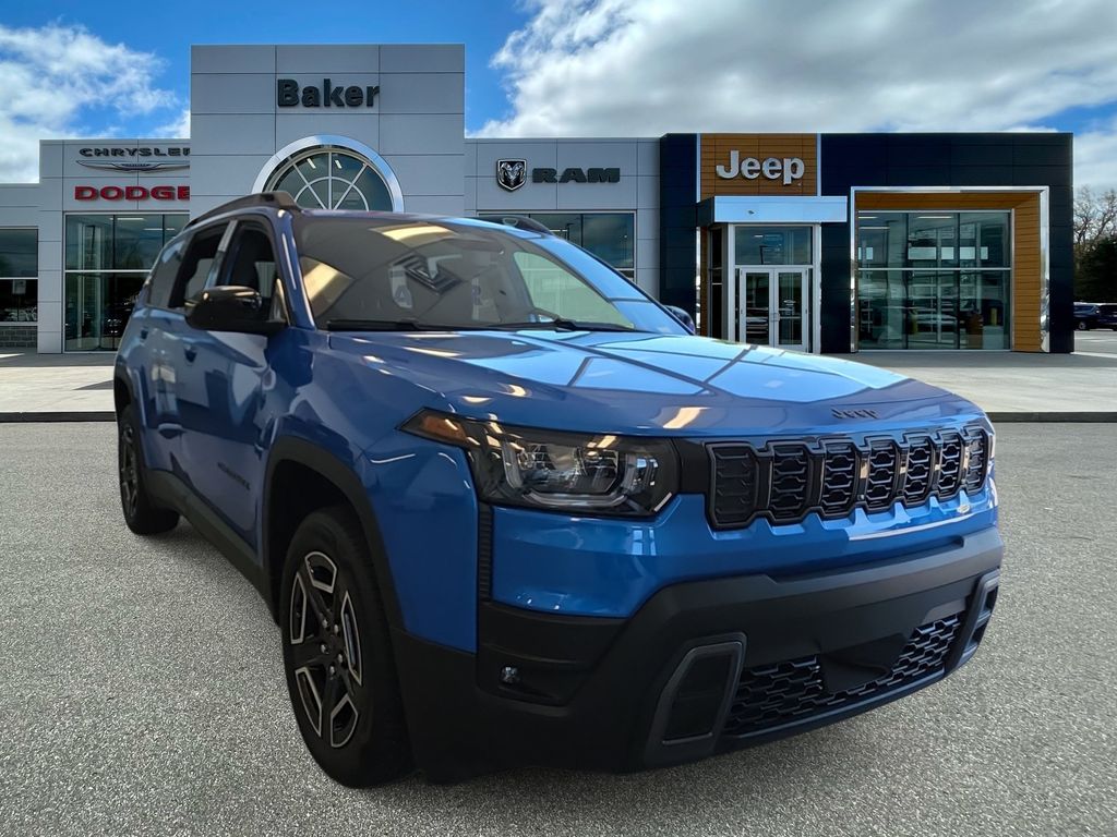 Hydro Blue Pearlcoat 2026 Jeep Cherokee SUV / Crossover Four-Wheel Drive Continuously Variable Transmission