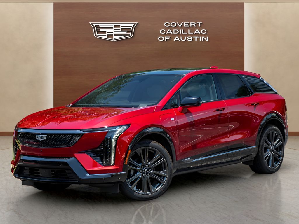 Radiant Red Tintcoat 2025 Cadillac OPTIQ Sport 2 AWD SUV / Crossover All-Wheel Drive 1-Speed Automatic