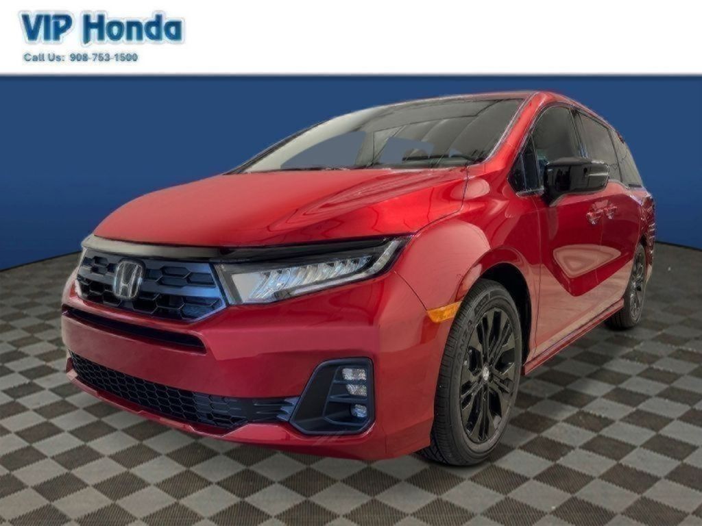 Radiant Red 2026 Honda Odyssey Sport-L FWD Minivan Front-Wheel Drive Automatic