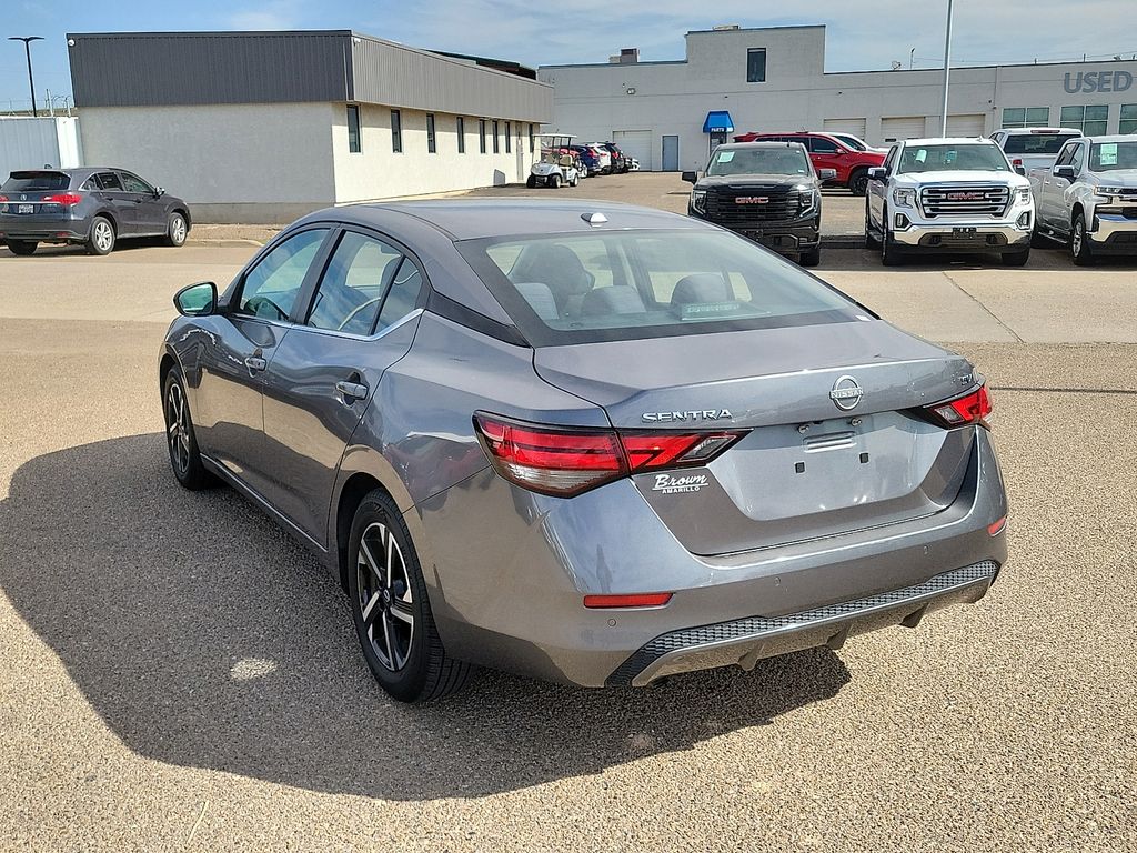 2024 Nissan Sentra SV Gray at Brown Honda