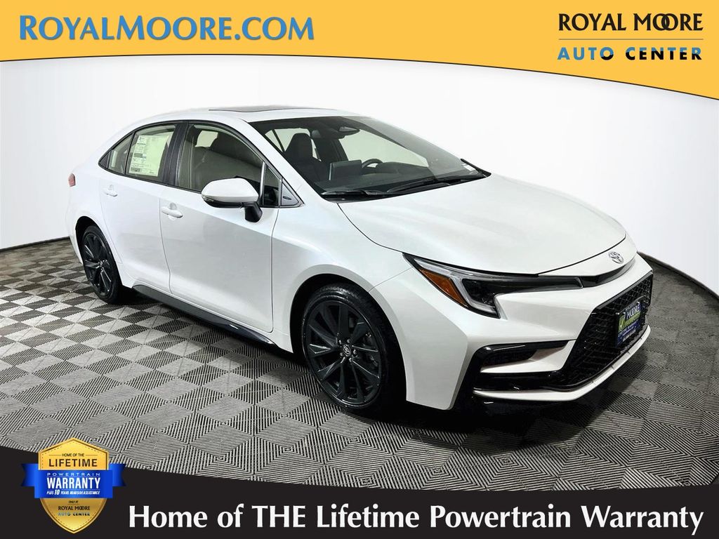 White (Wind Chill Pearl) 2026 Toyota Corolla Sedan Front-Wheel Drive Continuously Variable Transmission