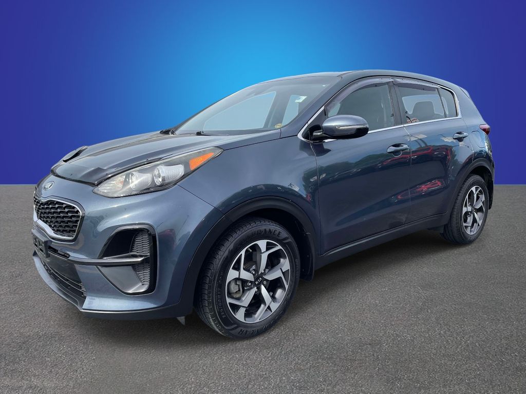Pacific Blue 2020 Kia Sportage LX FWD SUV / Crossover Front-Wheel Drive 6-Speed Automatic Overdrive