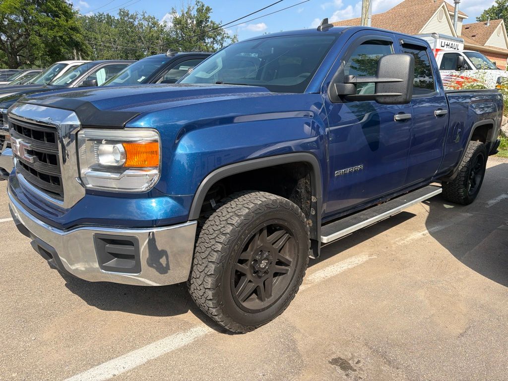 Stone Blue Metallic 2015 GMC Sierra 1500 Pickup Truck Four-Wheel Drive 6-Speed Automatic Overdrive