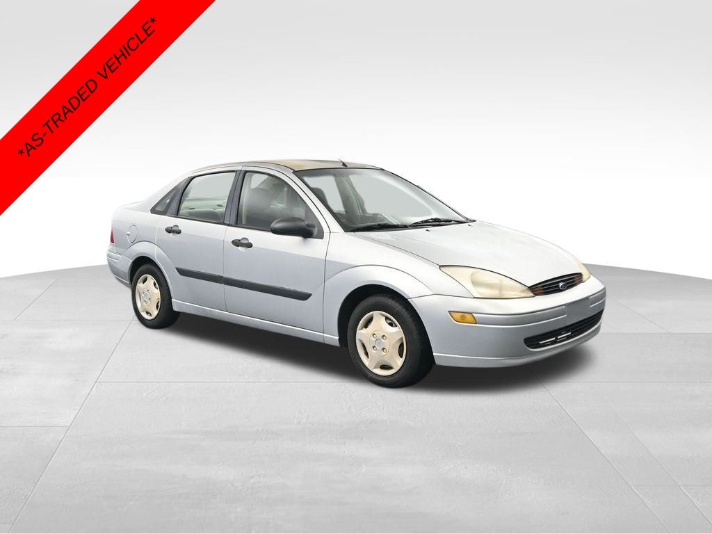 Liquid Gray Clearcoat Metallic 2001 Ford Focus Sedan Front-Wheel Drive 4-Speed Automatic