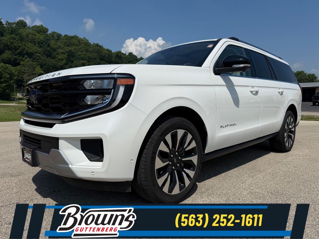 Star White Metallic Tri-Coat 2025 Ford Expedition SUV / Crossover Four-Wheel Drive Automatic