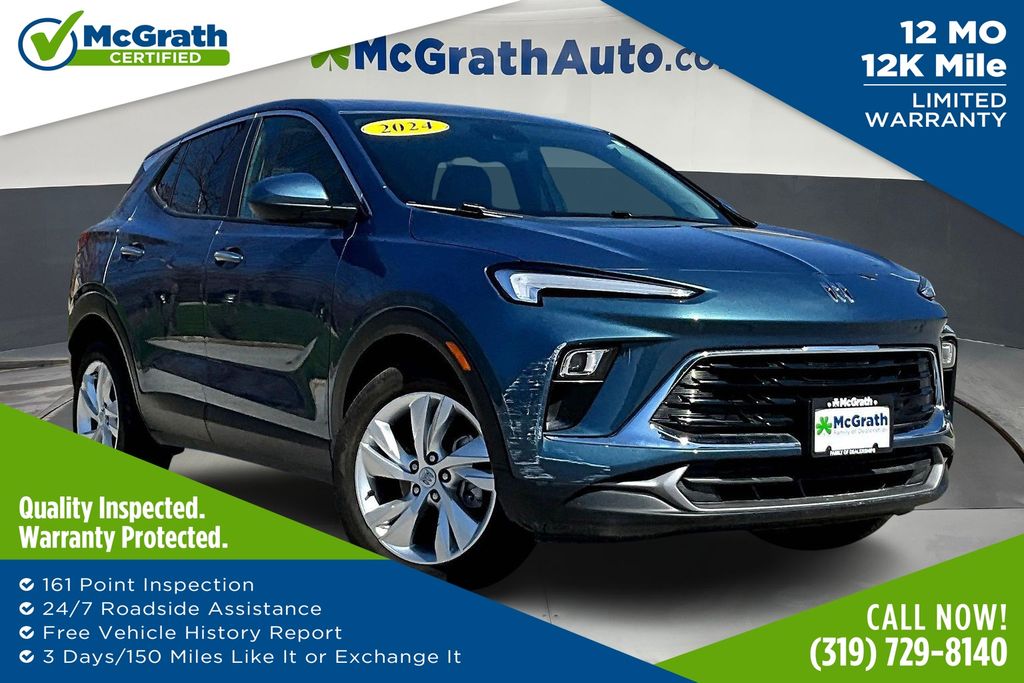 Ocean Blue Metallic 2024 Buick Encore GX Preferred FWD SUV / Crossover Front-Wheel Drive Continuously Variable Transmission