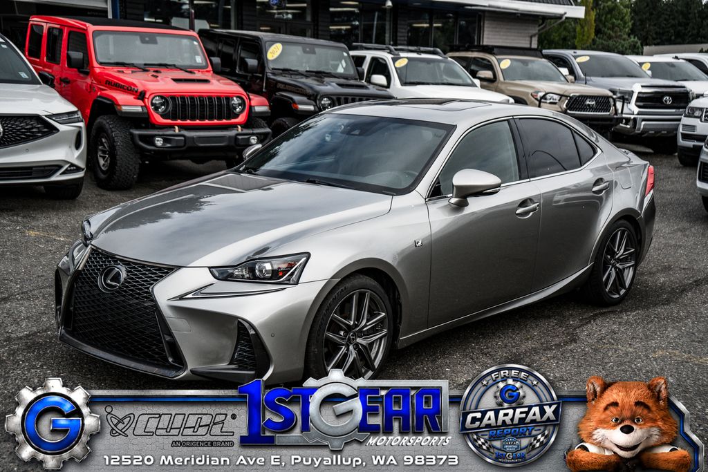 Gray 2019 Lexus IS Sedan All-Wheel Drive 6-Speed Automatic
