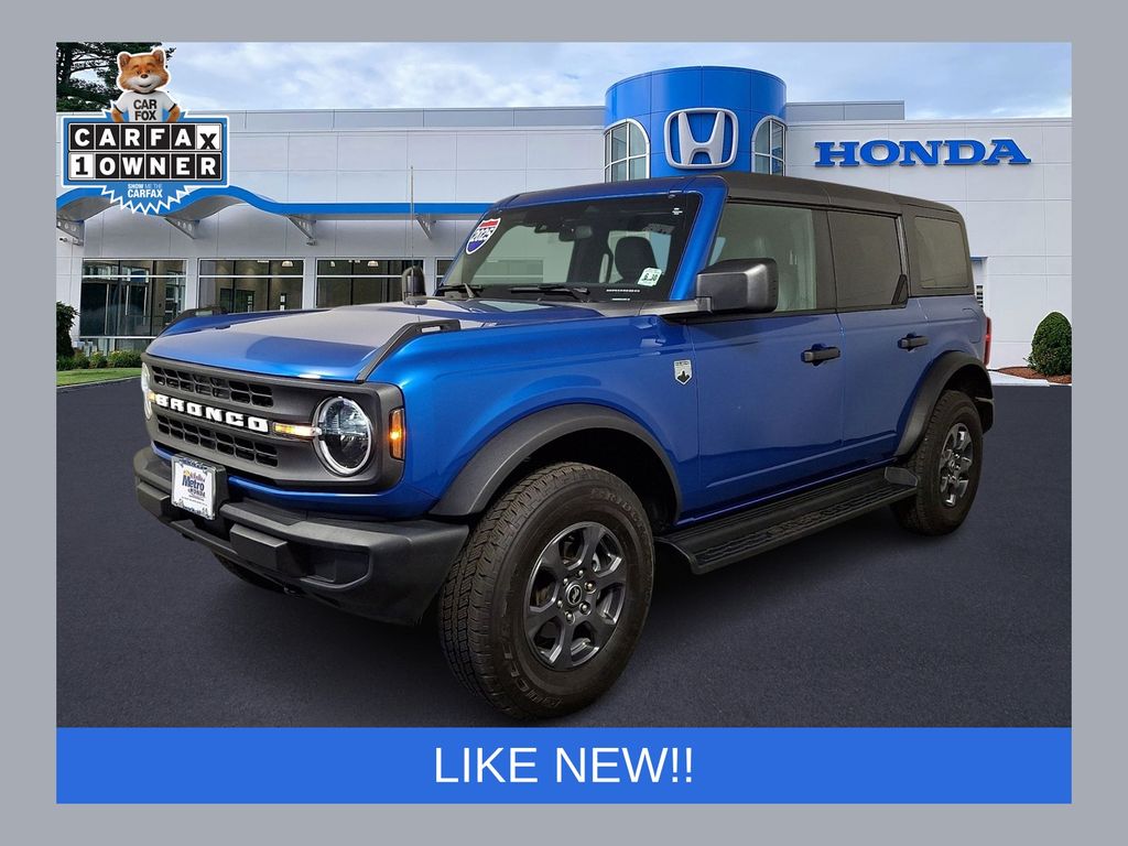 Blue Metallic 2025 Ford Bronco Big Bend 4-Door 4WD SUV / Crossover Four-Wheel Drive Automatic