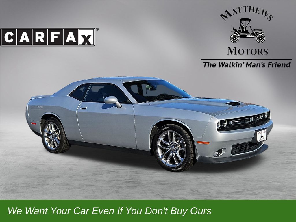 Triple Nickel Clearcoat 2022 Dodge Challenger GT AWD Coupe All-Wheel Drive 8-Speed Automatic
