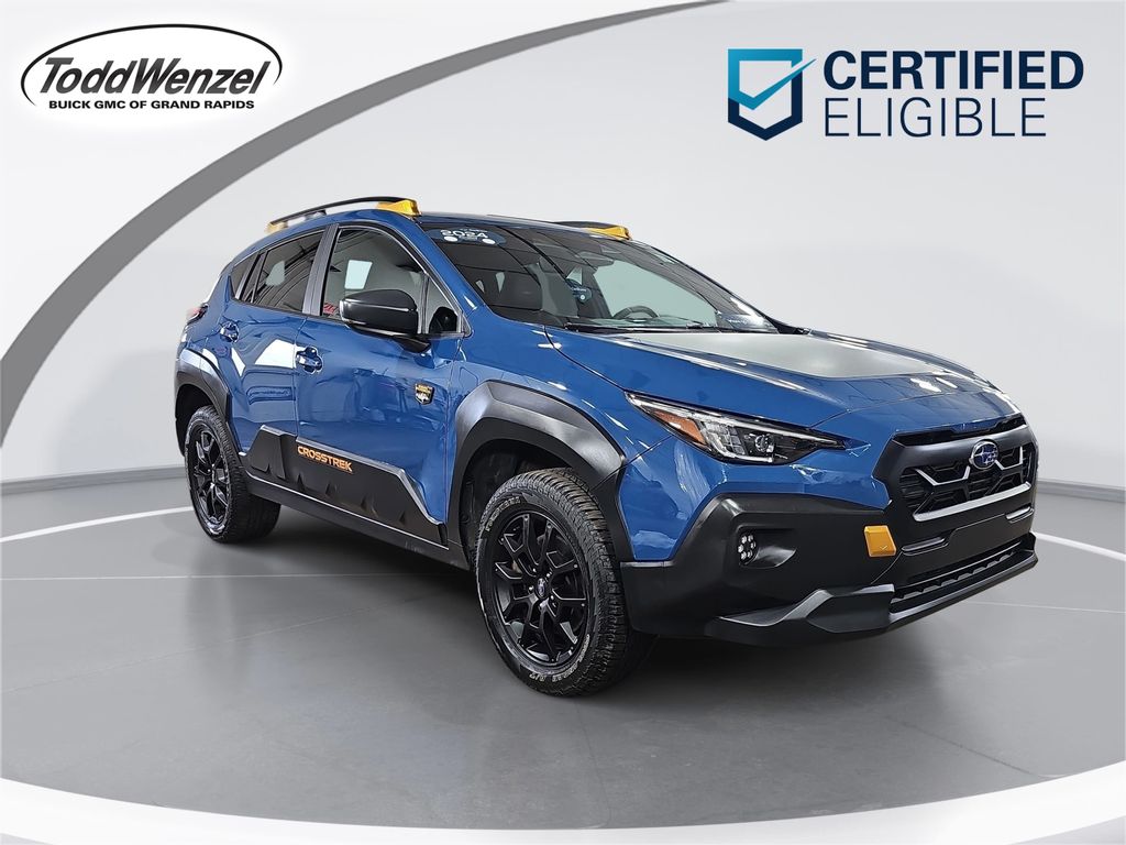 Geyser Blue Pearl 2024 Subaru Crosstrek Wilderness AWD SUV / Crossover All-Wheel Drive Continuously Variable Transmission
